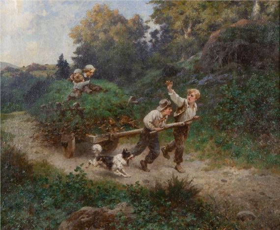 Untitled (Children Playing) by Jules Didier