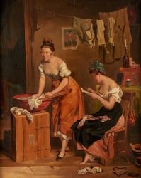 Les blanchisseuses - J. Bonsfield