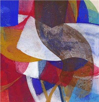 Farbige Komposition - Monika Meiser