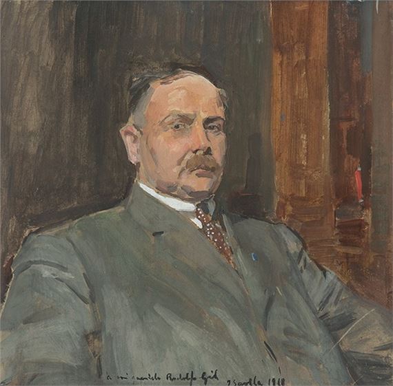 Joaquin Sorolla y Bastida | Portrait of the writer Don Rodolfo Gil ...