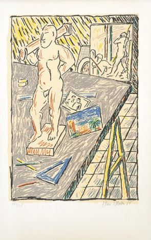 Atelier del Artista. by Guillermo Pérez Villalta, 1985