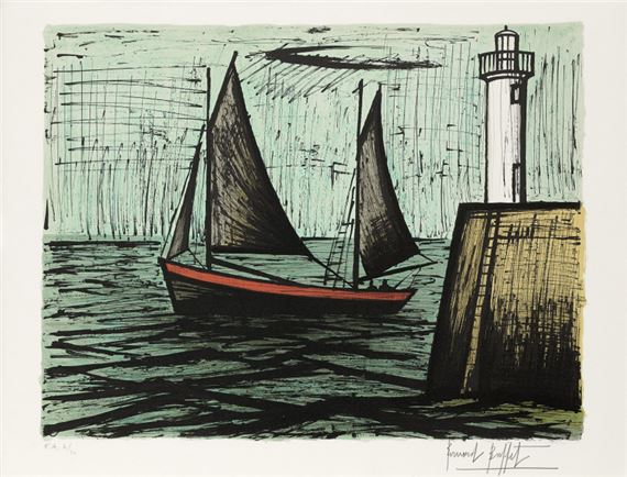 Bernard Buffet | Bâteaux de pêche (1984) | MutualArt