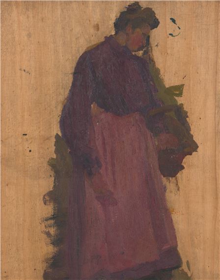 Study of a Peasant Woman by E. Phillips Fox, circa1904