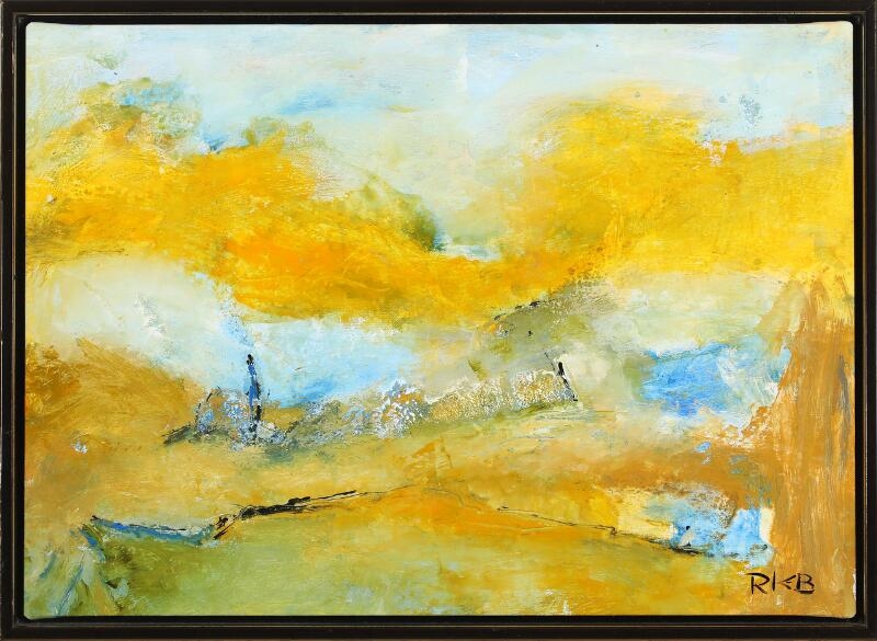 Artwork by Randi Kornerup-Bang, Composition, Made of Oil on canvas