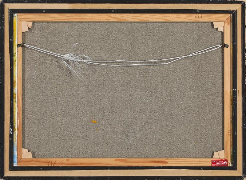 Artwork by Randi Kornerup-Bang, Composition, Made of Oil on canvas