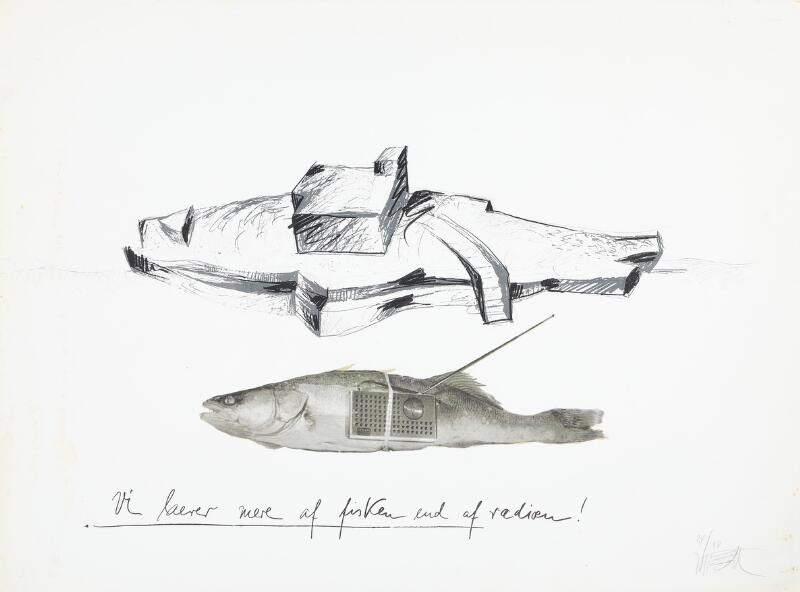 Artwork by Wolf Vostell, Composition, Made of Lithograph in colours