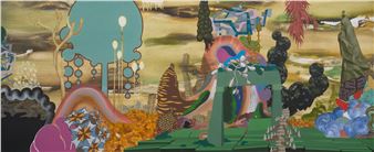 Debris Floating on a Golden Sea - Mark Rodda