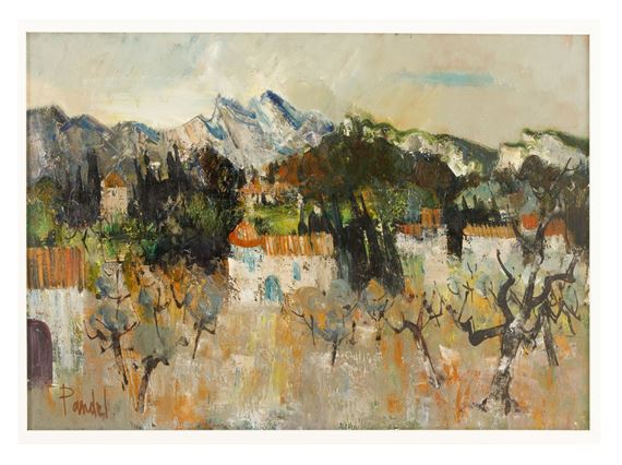 Paysage de Provence by Michel Pandel