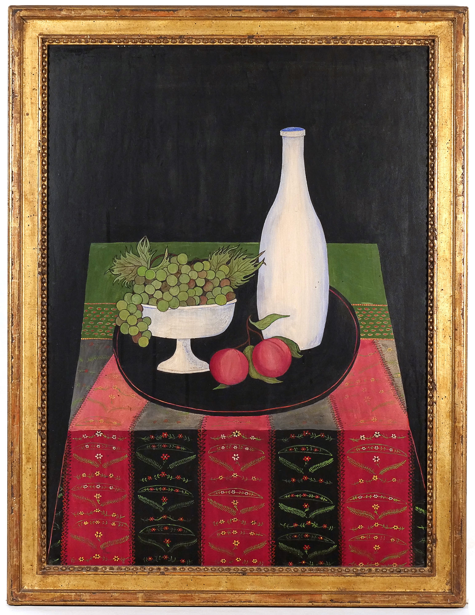 Artwork by Sophy Regensburg, White Bottle, Made of Casein on canvas