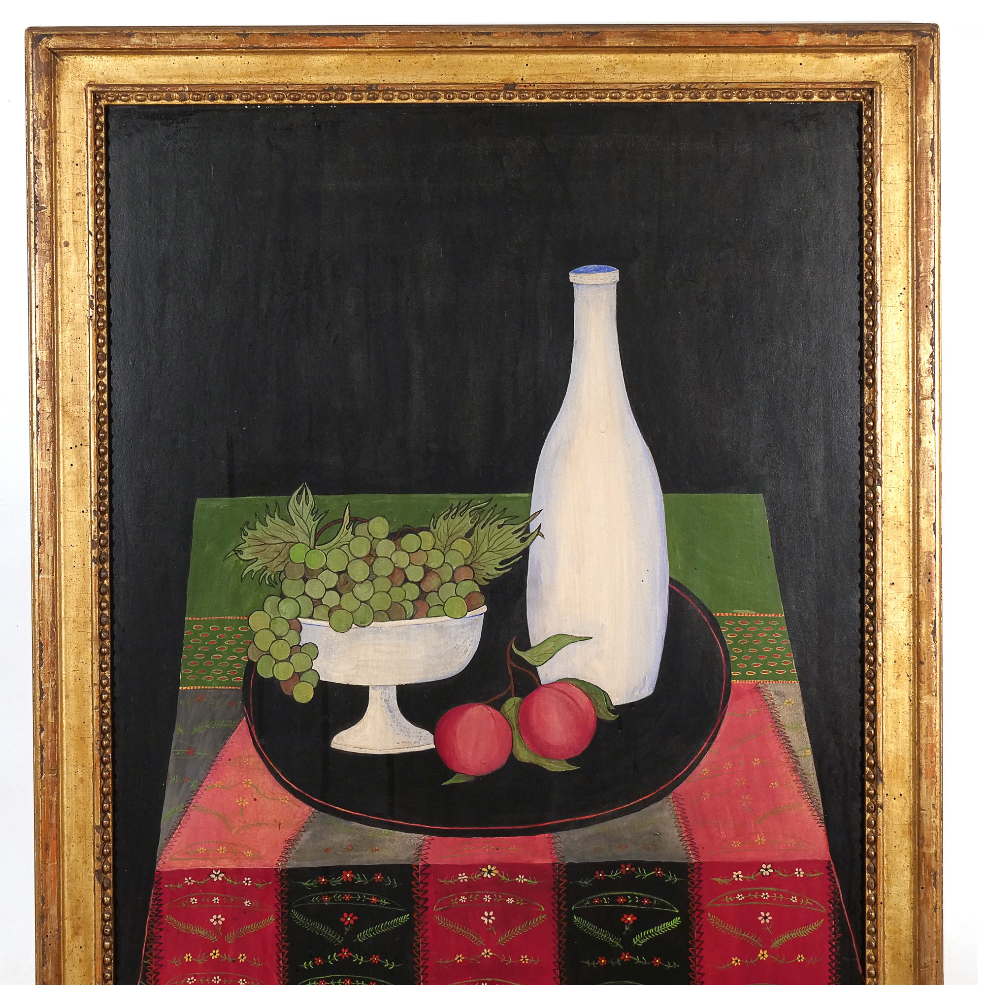 Artwork by Sophy Regensburg, White Bottle, Made of Casein on canvas