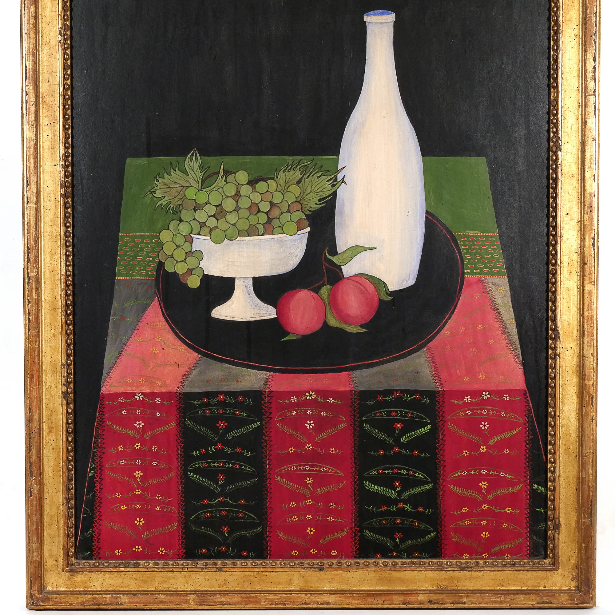 Artwork by Sophy Regensburg, White Bottle, Made of Casein on canvas