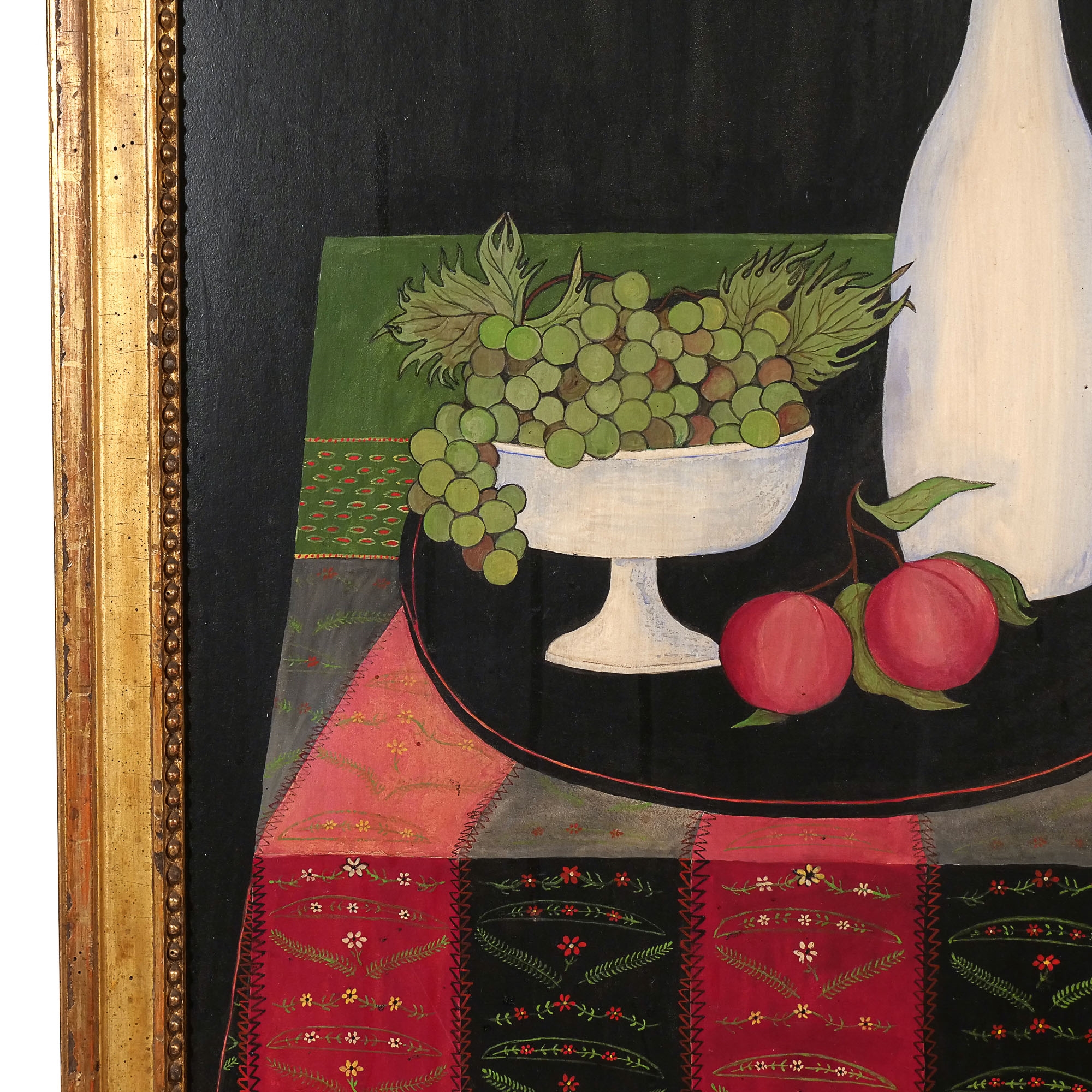 Artwork by Sophy Regensburg, White Bottle, Made of Casein on canvas