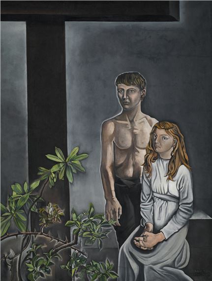 Double Portrait by Patrick Swift, Executed in 1951