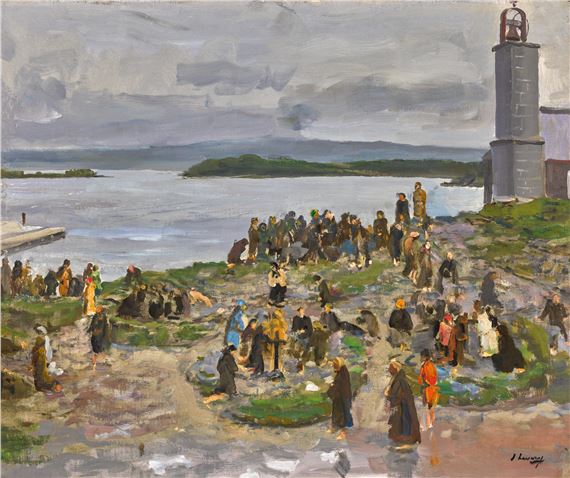 Study for St Patrick's Purgatory, Lough Derg by John Lavery, Executed in 1929
