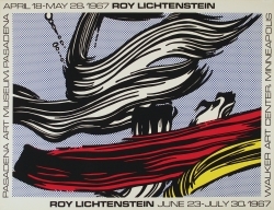 Brushstrokes Poster by Roy Lichtenstein, 1967