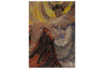 Seated nude - Małgorzata Łada Maciągowa