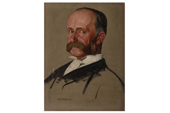 Portrait of John Pope by William Strang, 1892