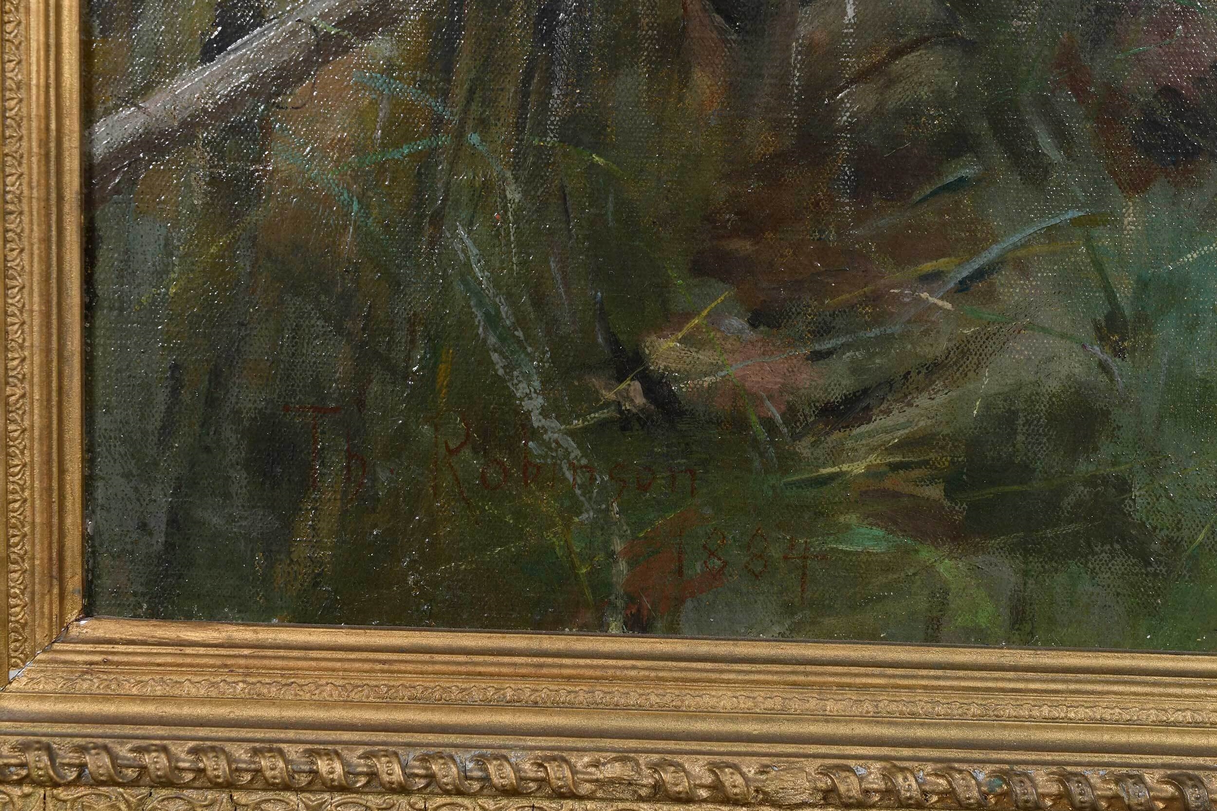 Artwork by Theodore Robinson, The Genteel Tradition in American Painting, Made of oil on canvas