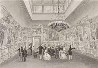 "Exhibition of the Royal Academy - Private View" - William Radclyffe