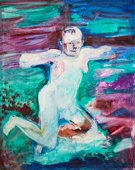 Poeten badar by Lena Cronqvist, 1984