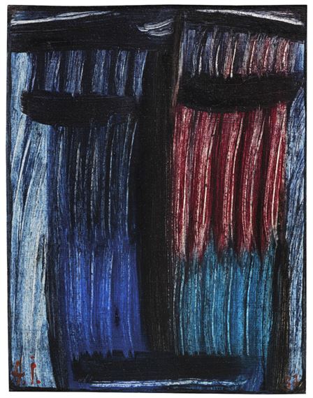 Große Meditation: Ich und Chartres by Alexej von Jawlensky, 1937