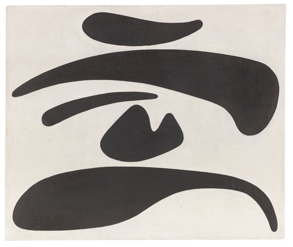 Artwork by Willi Baumeister, Ideogramm I, Made of Oil on canvas