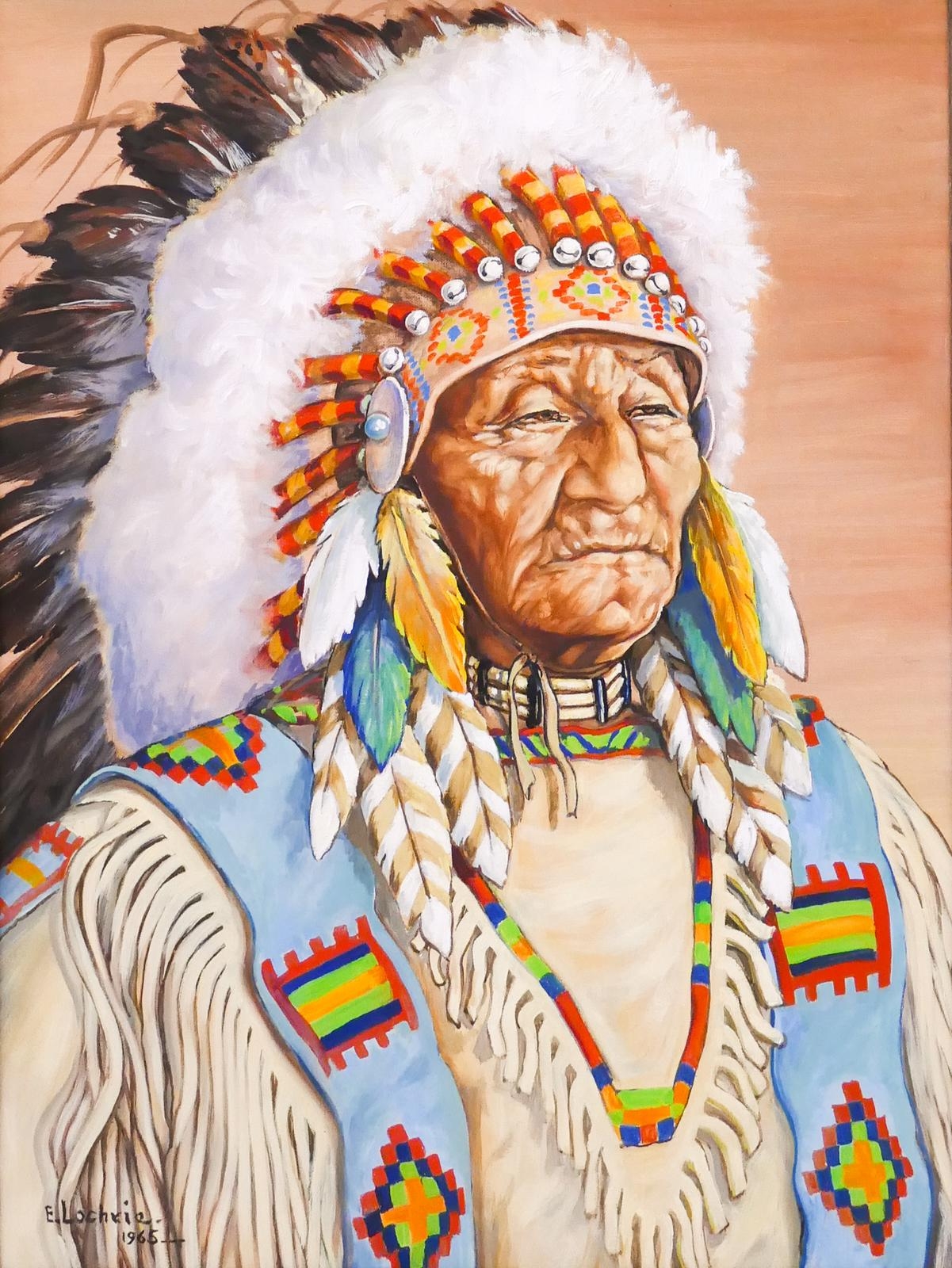 Elizabeth Lochrie | Chief Bird Rattler (1960) | MutualArt