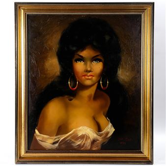 portrait of a girl - Luis Goll