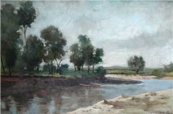 Folyópart 1954 - Turay Ida hagyatékából - Silberhorn Tibor