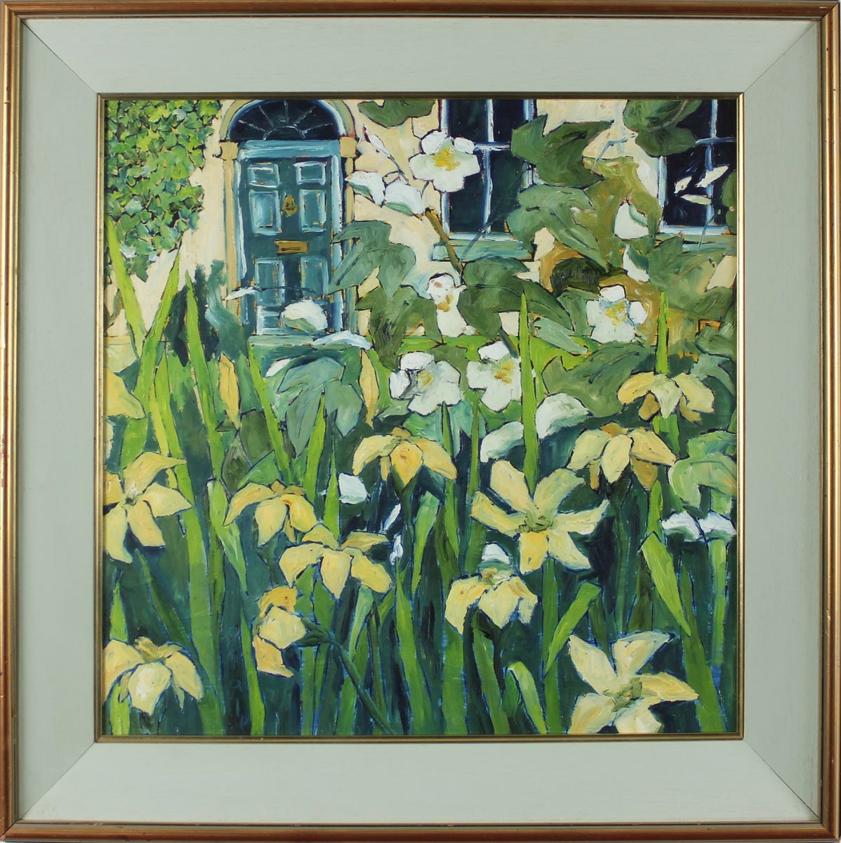 Artwork by Patrick Viale, Summer Garden, Made of Oil on Board