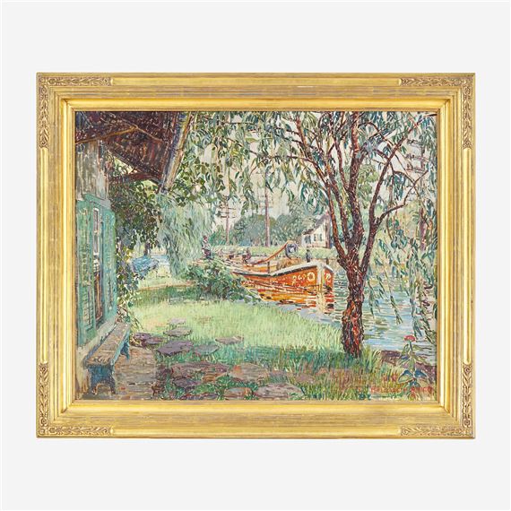 Mary Elizabeth Price Cheerful Barge 269 (Circa 1929) MutualArt