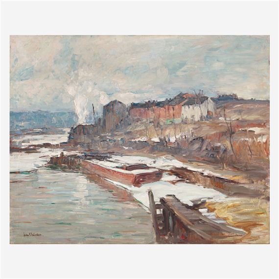 The Raritan by John Fulton Folinsbee, Executed in 1925