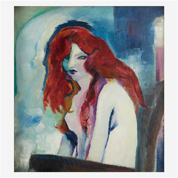 Angèle by Arthur Beecher Carles, Executed in 1922