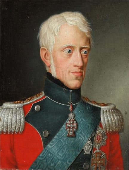 Christoffer Wilhelm Eckersberg | Portrait of Danish King Frederik VI ...