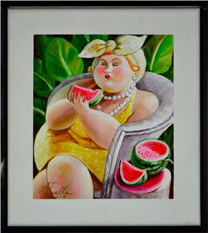 Watermelon seduction - Anna Varella