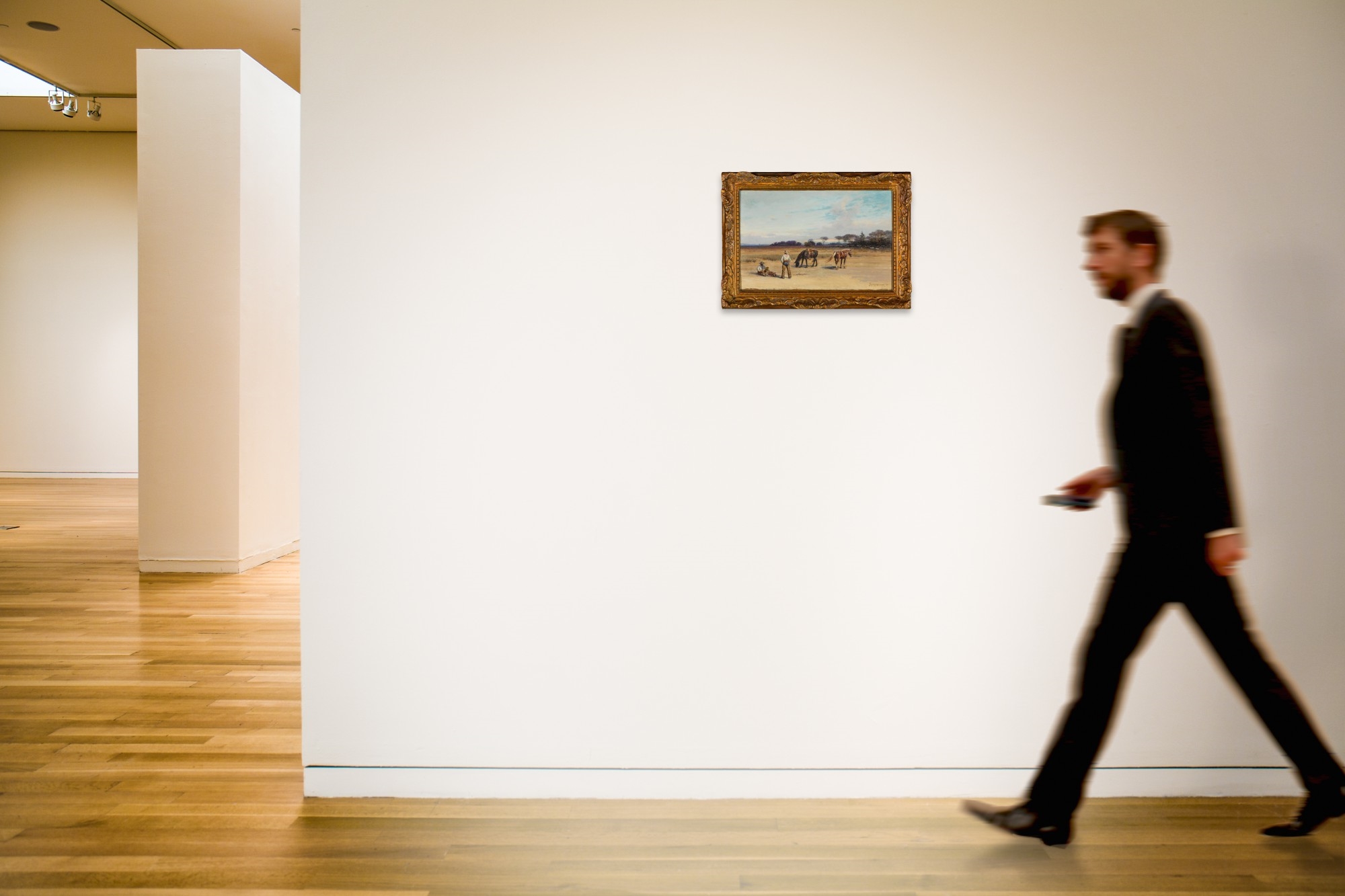 Artwork by Ivan Pranishnikoff, Cowboys, Made of oil on panel