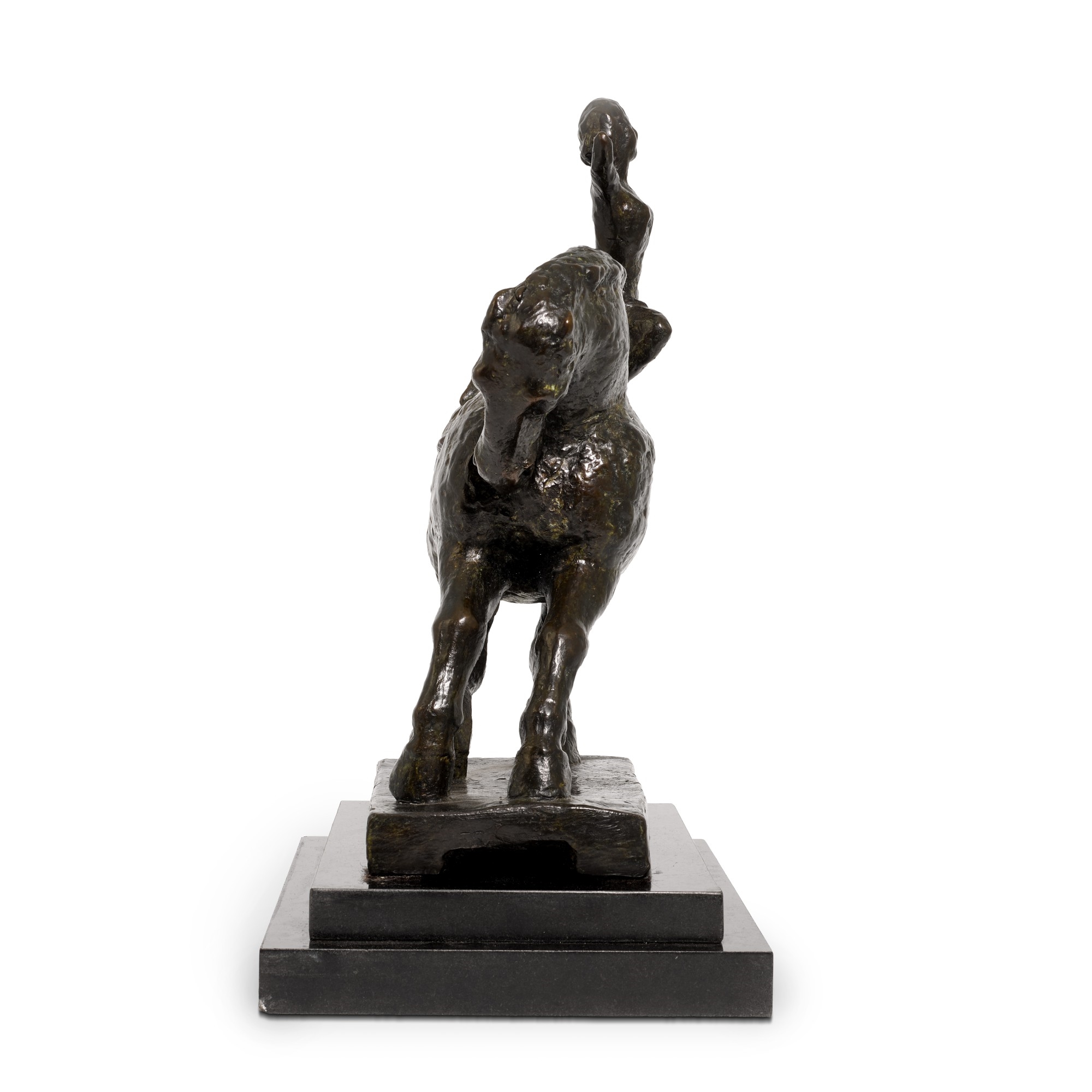 Artwork by Léon Indenbaum, Circus, Made of bronze on marble base