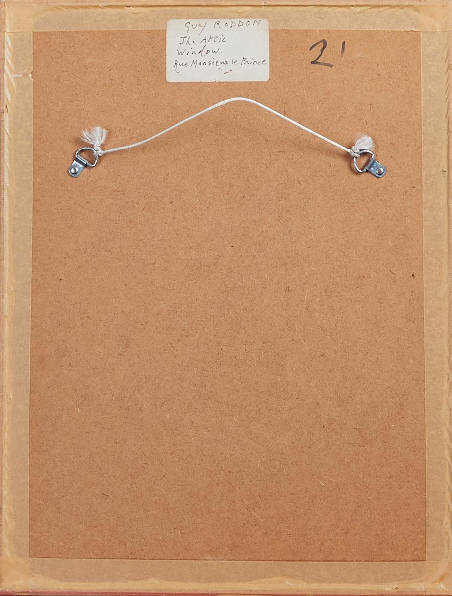 Artwork by Guy Roddon, The Attic Window, Made of pastel on paper