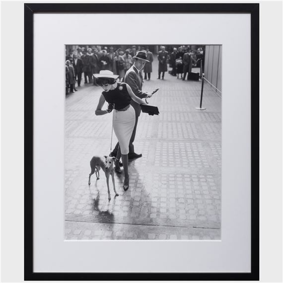 Simone with Whippet by William Helburn, circa
20