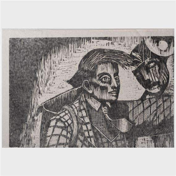 The Hiker said, "Death you shall not take the child" by Steven Campbell, 1983