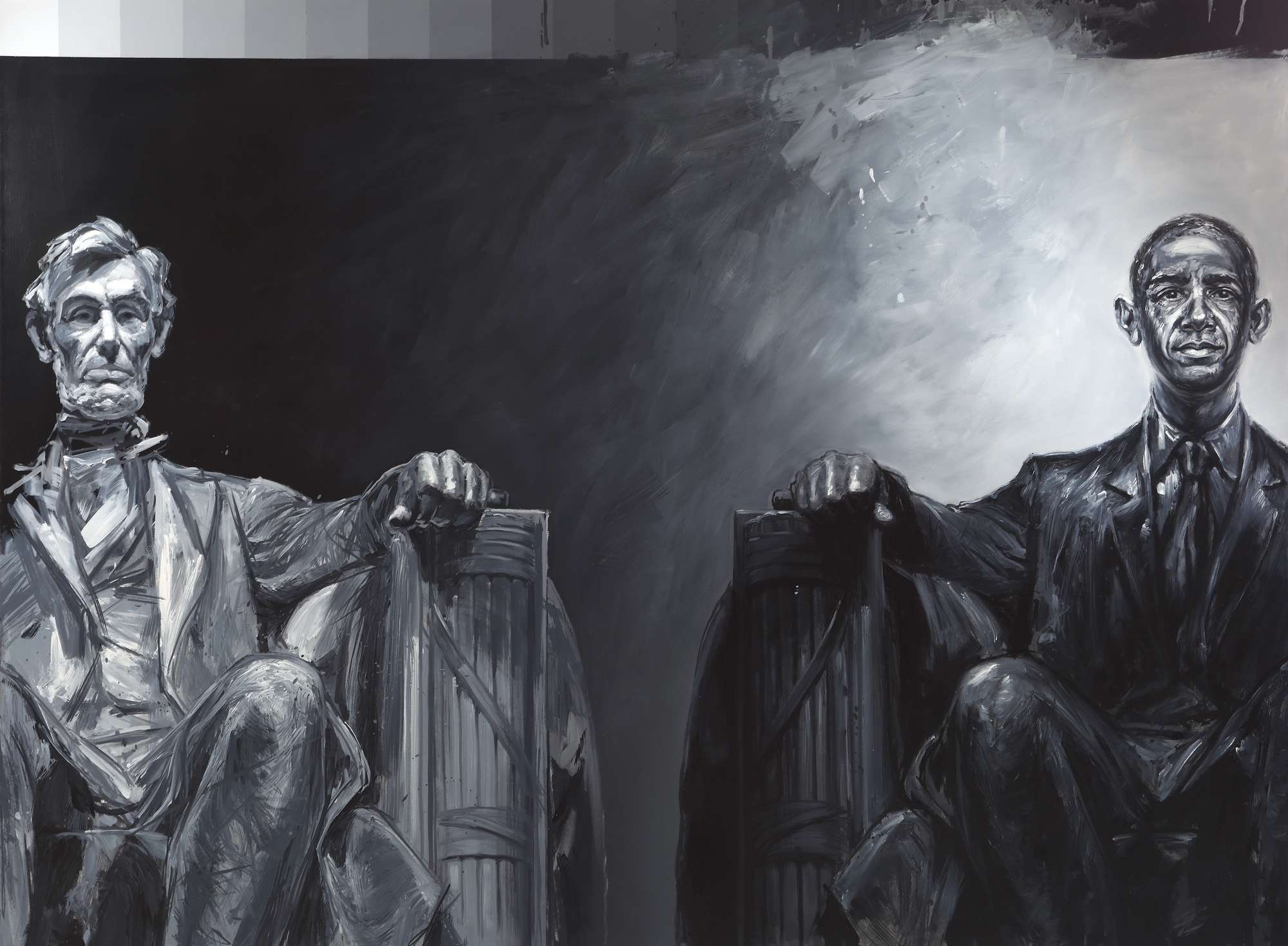 Artwork by Valeriu Mladin, Gradient, Made of oil on canvas