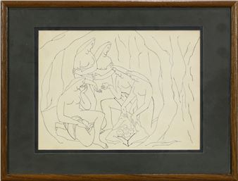 "Study of Cezanne: The Bathers" - Marian Cronk