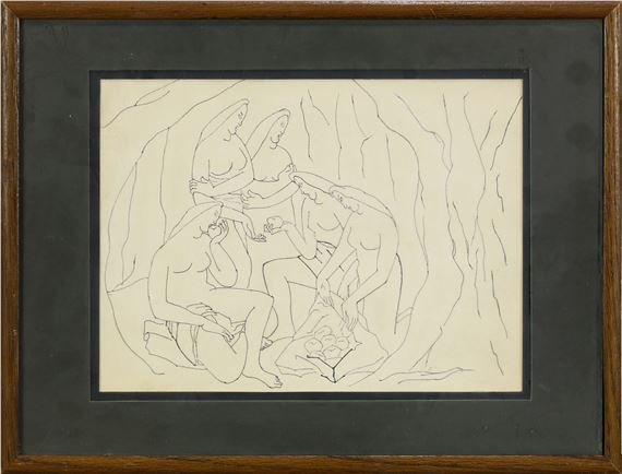 "Study of Cezanne: The Bathers" by Marian Cronk