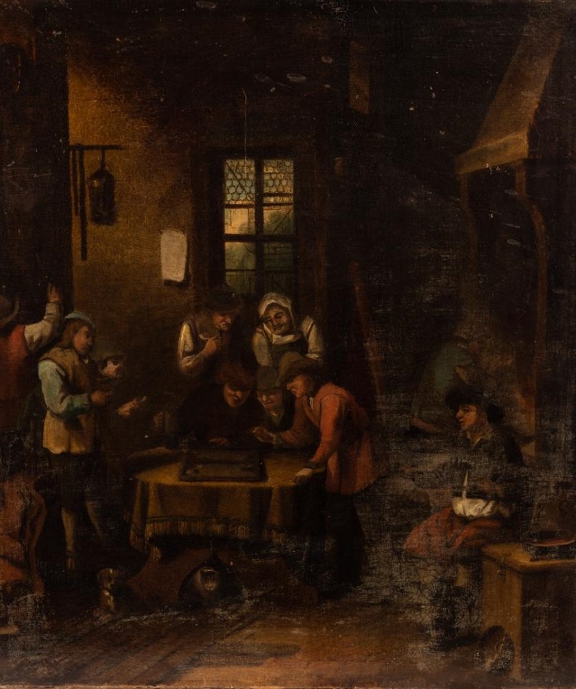 David Teniers the Younger | Tavern scene with figures Gaming | MutualArt