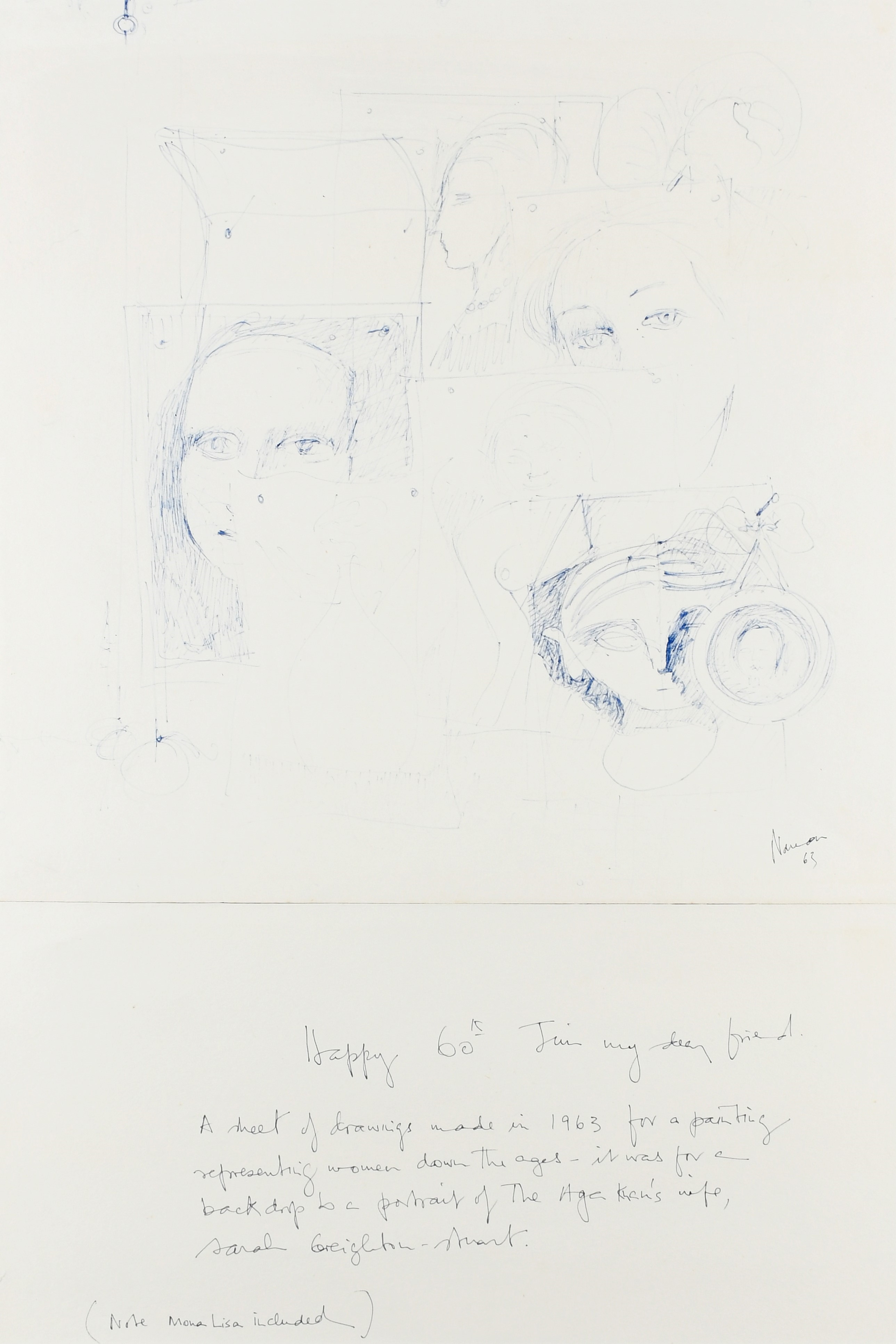 Artwork by Norman Douglas Hutchinson, He Who Dares Does, Made of Tempera on board