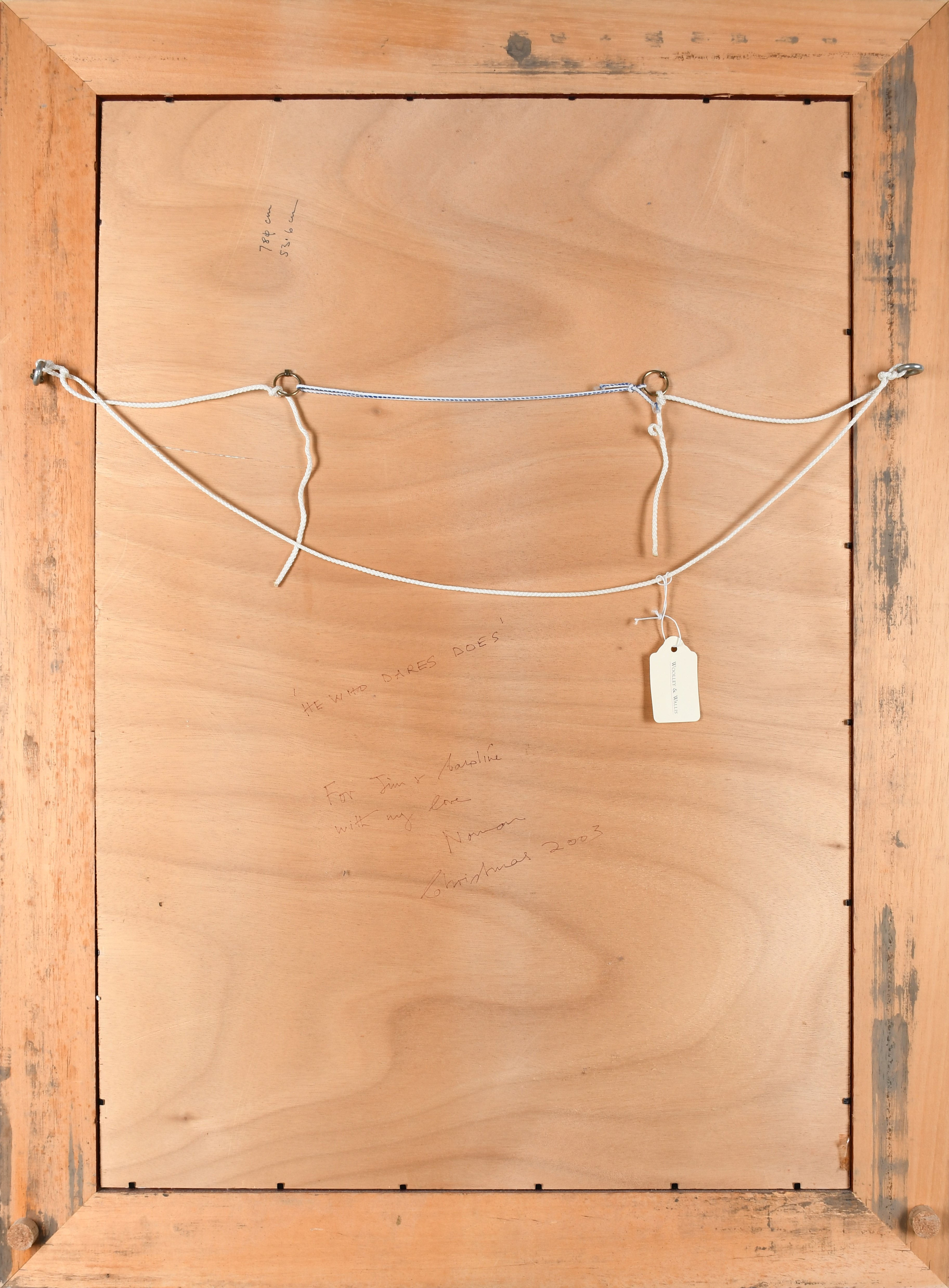 Artwork by Norman Douglas Hutchinson, He Who Dares Does, Made of Tempera on board