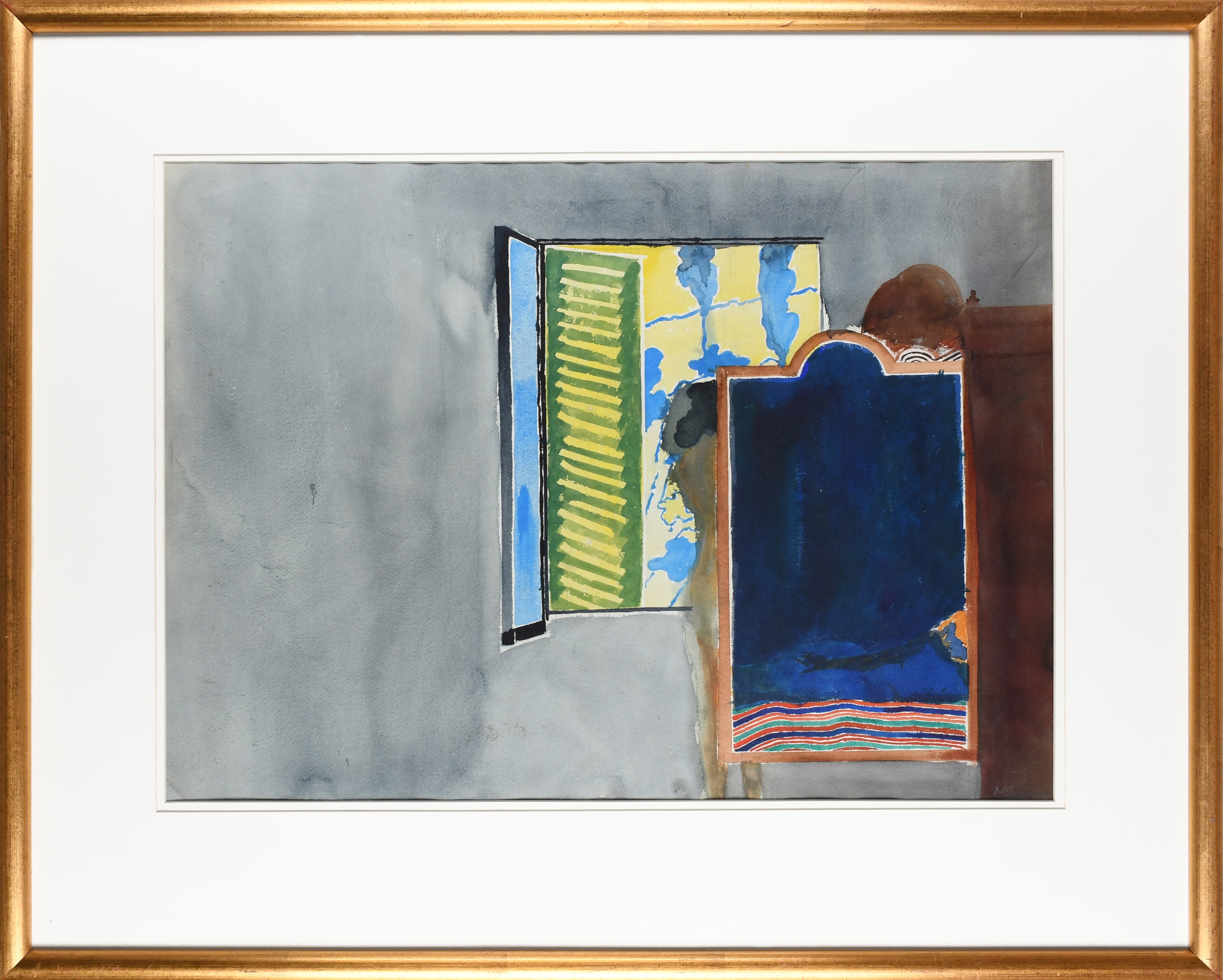 Henry Inlander | Interior with a wardrobe and an open window | MutualArt