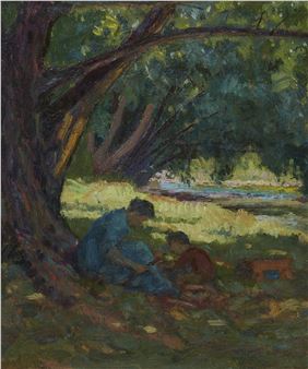 In the Shade - George A. Reid