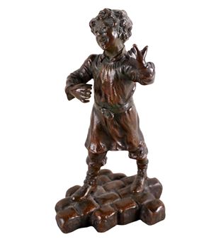 F. FUCHS: FIGURE OF A BOY - F. Fuchs