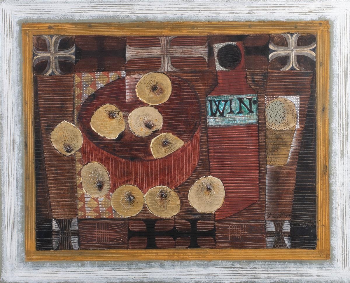 Artwork by Edward John Stevens Jr., STILL LIFE, Made of Gouache on paper